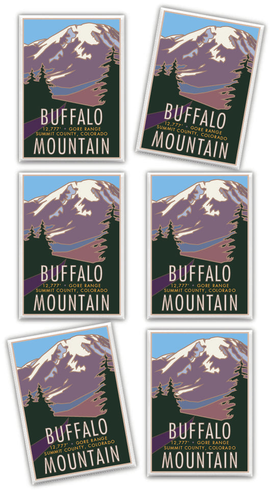 Buffalo Mountain, Summit County Colorado - 2.5" x 3.5" Magnet