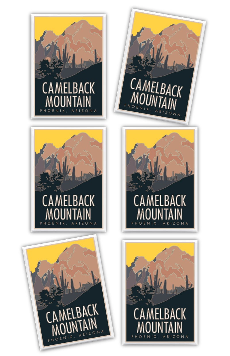 Camelback Mountain, Arizona - 2.5" x 3.5" Magnet