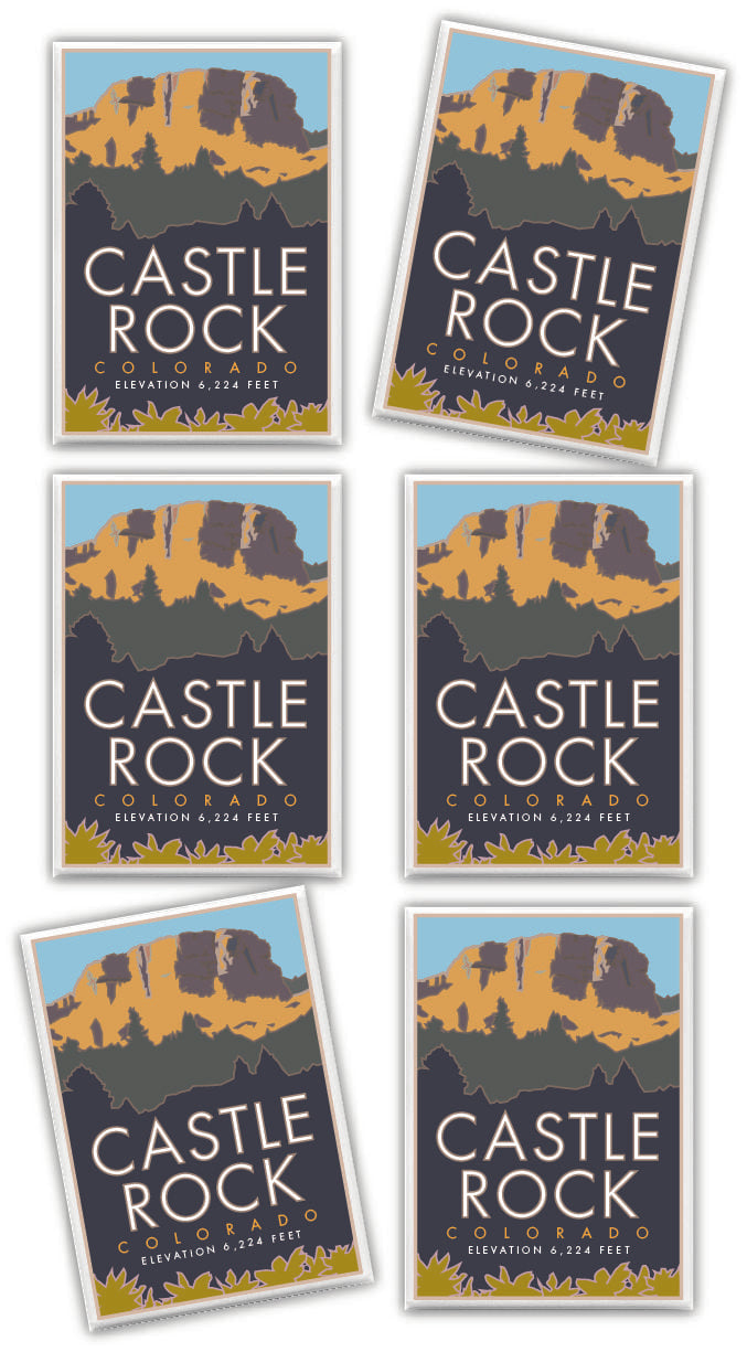 Castle Rock, Colorado - 2.5" x 3.5" Magnet