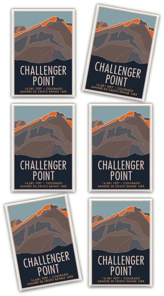 Challenger Point, Colorado - Colorado 14er - 2.5" x 3.5" Magnet