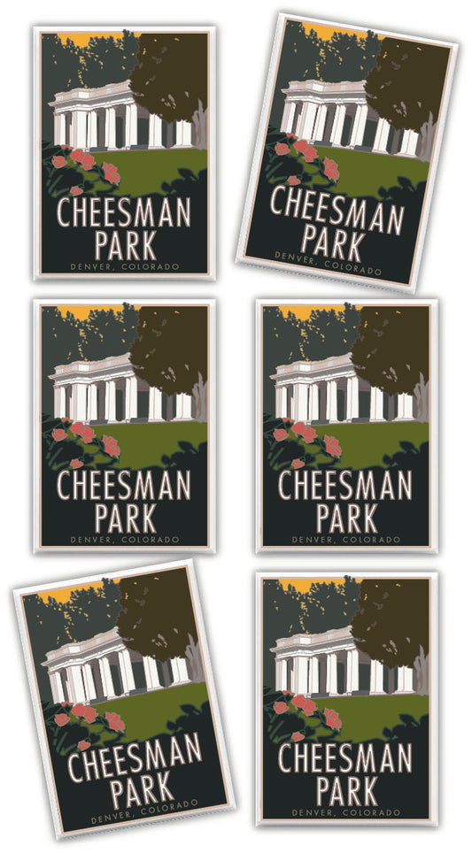 Cheesman Park, Denver, Colorado - 2.5" x 3.5" Magnet