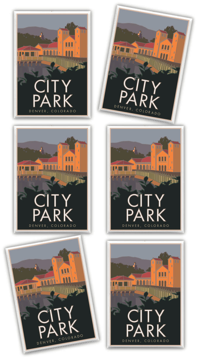 City Park, Denver, Colorado - 2.5" x 3.5" Magnet