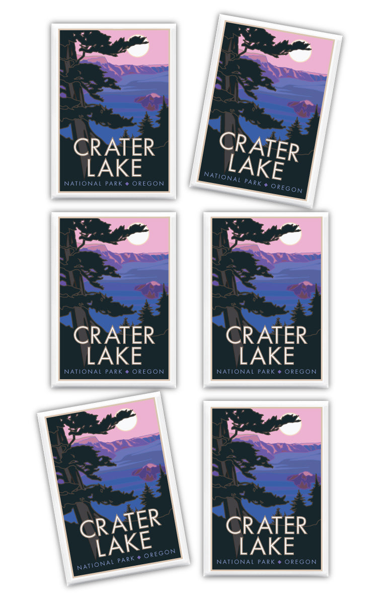 Crater Lake National Park - Oregon - 2.5" x 3.5" Magnet