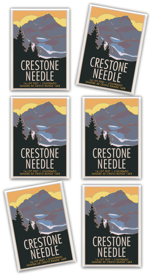 Crestone Needle, Colorado - Colorado 14er - 2.5" x 3.5" Magnet