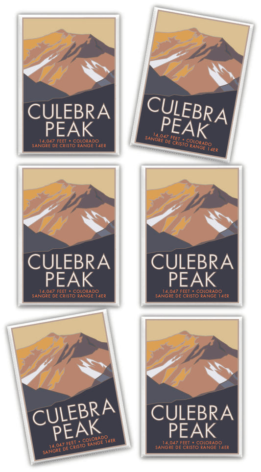 Culebra Peak, Colorado - Colorado 14er - 2.5" x 3.5" Magnet