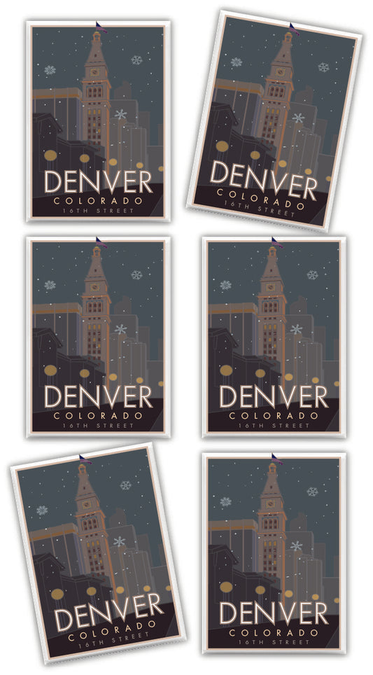 Denver 16th Street Mall Clocktower, Colorado - 2.5" x 3.5" Magnet