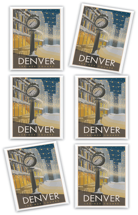 Denver, Larimer Square, Colorado - 2.5" x 3.5" Magnet