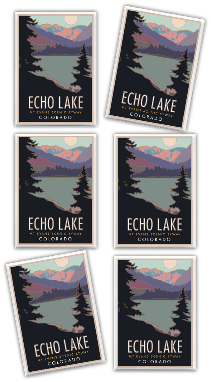 Echo Lake, Colorado - 2.5" x 3.5" Magnet