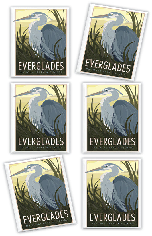 Everglades National Park, Heron View - 2.5" x 3.5" Magnet