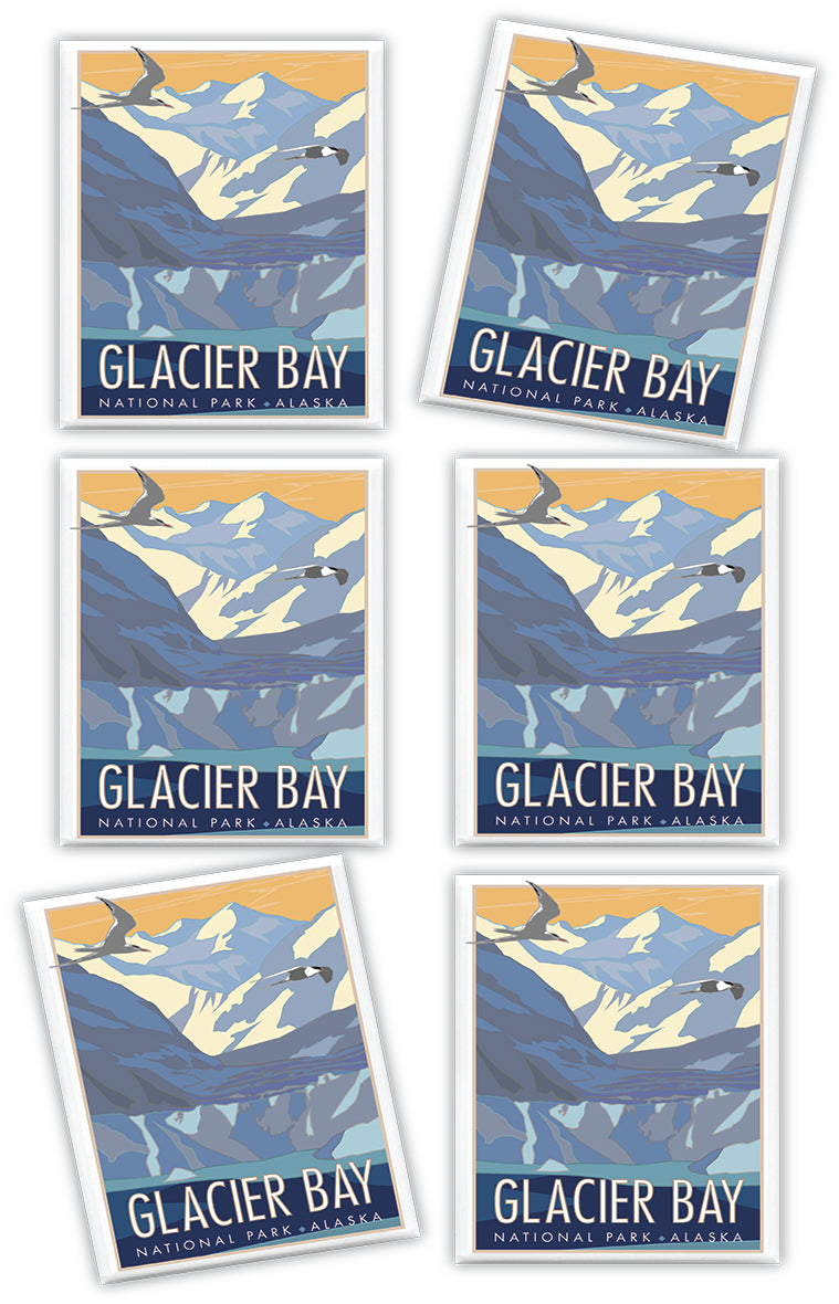 Glacier Bay National Park - Alaska - 2.5" x 3.5" Magnet