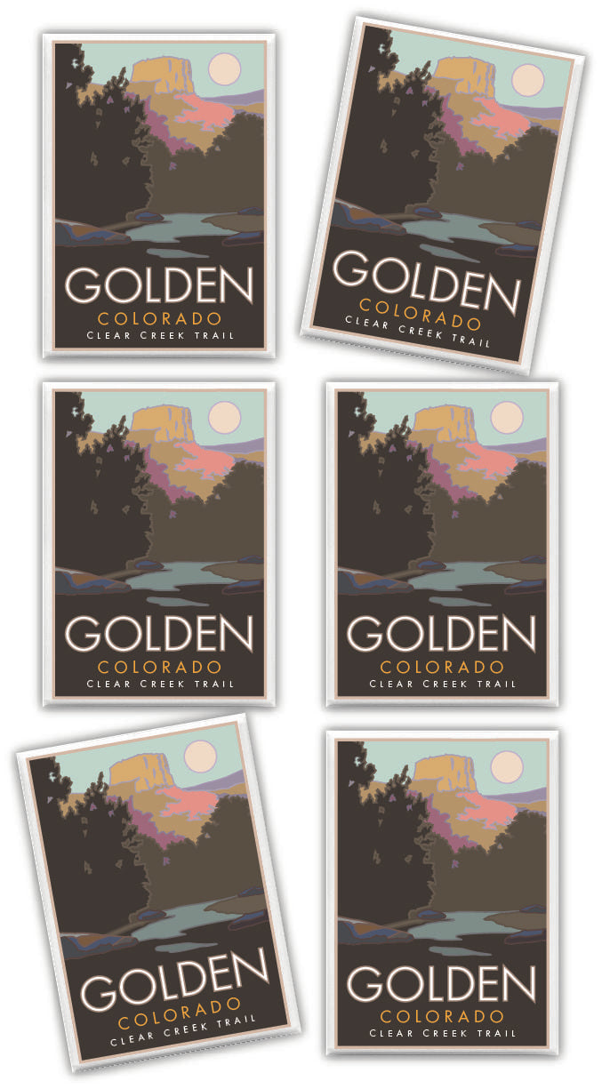 Golden, Colorado - 2.5" x 3.5" Magnet