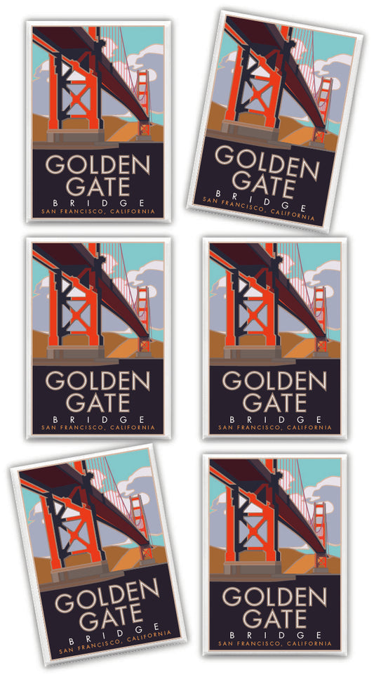 Golden Gate Bridge 1, San Francisco, California - 2.5" x 3.5" Magnet