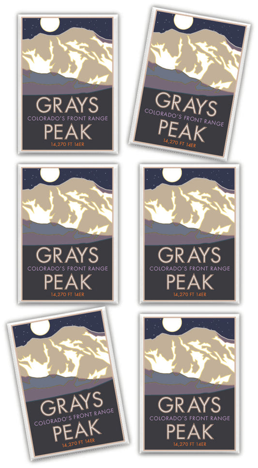 Grays Peak, Colorado - Colorado 14er - 2.5" x 3.5" Magnet