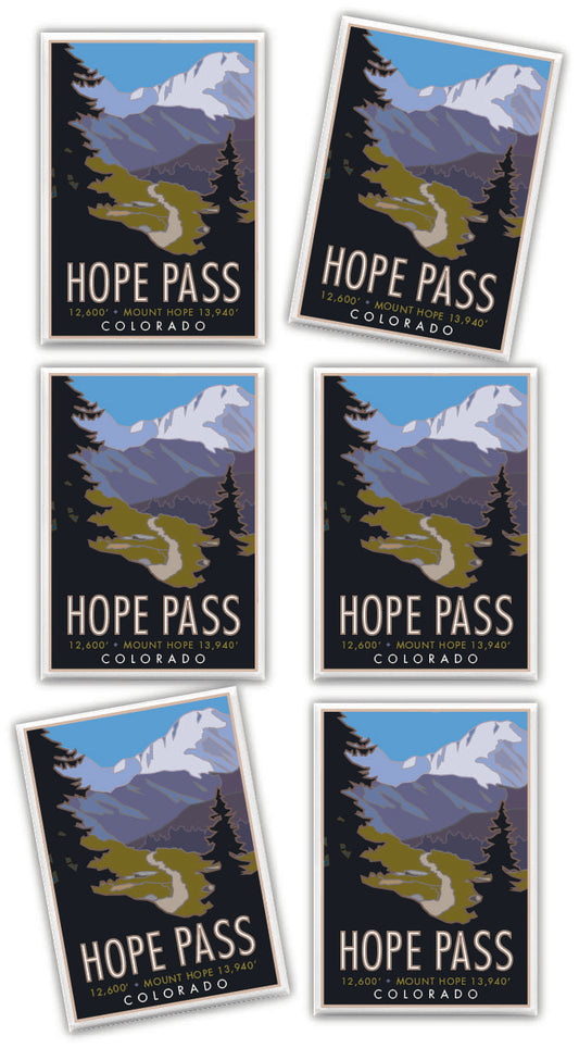 Hope Pass, Colorado - 2.5" x 3.5" Magnet