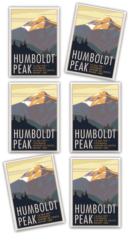 Humboldt Peak, Colorado - Colorado 14er - 2.5" x 3.5" Magnet