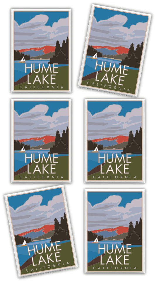 Hume Lake, California - 2.5" x 3.5" Magnet