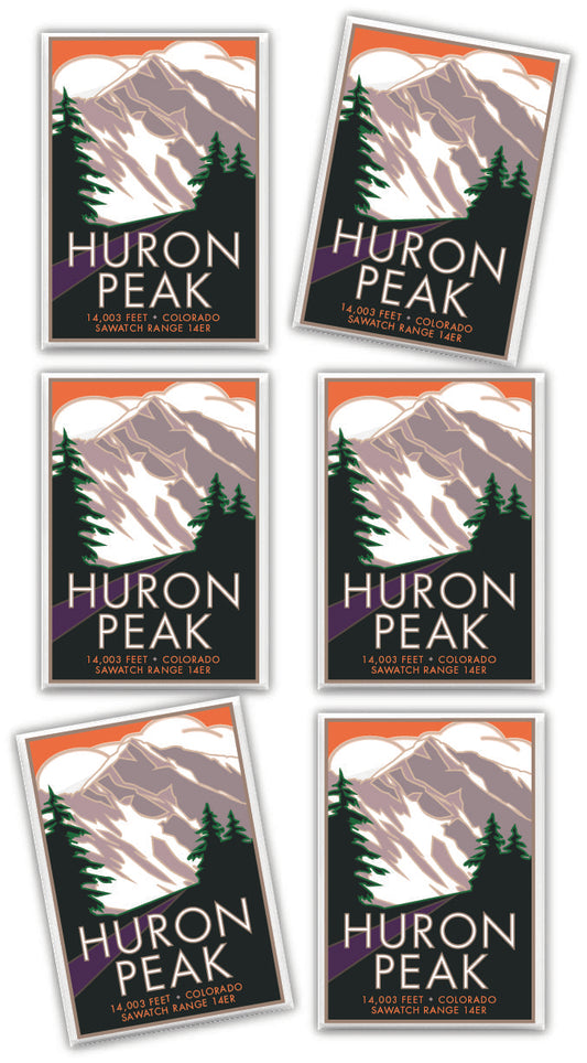 Huron Peak, Colorado - Colorado 14er - 2.5" x 3.5" Magnet