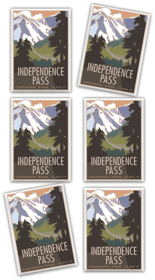 Independence Pass, Colorado - 2.5" x 3.5" Magnet