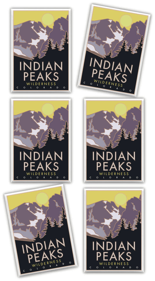 Indian Peaks Wilderness, Colorado - 2.5" x 3.5" Magnet