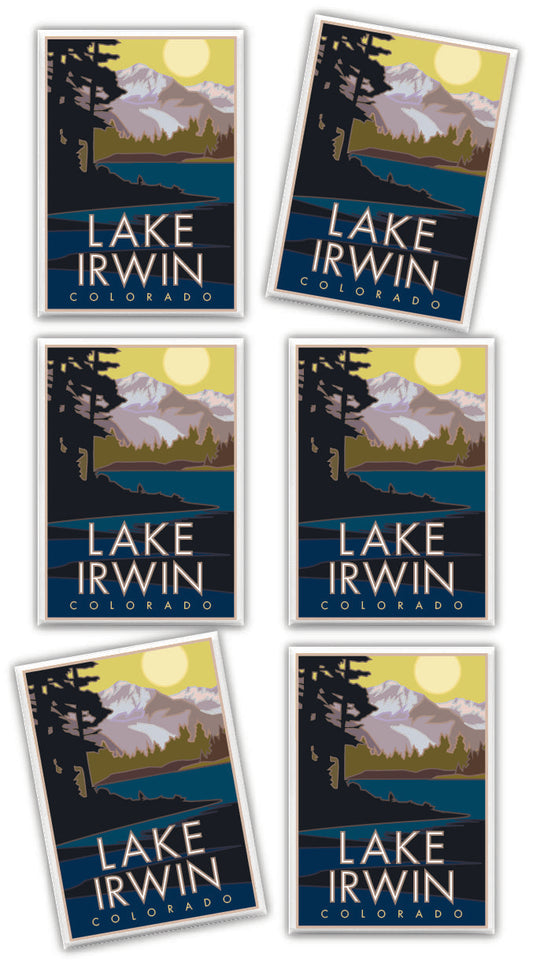 Lake Irwin, Colorado - 2.5" x 3.5" Magnet