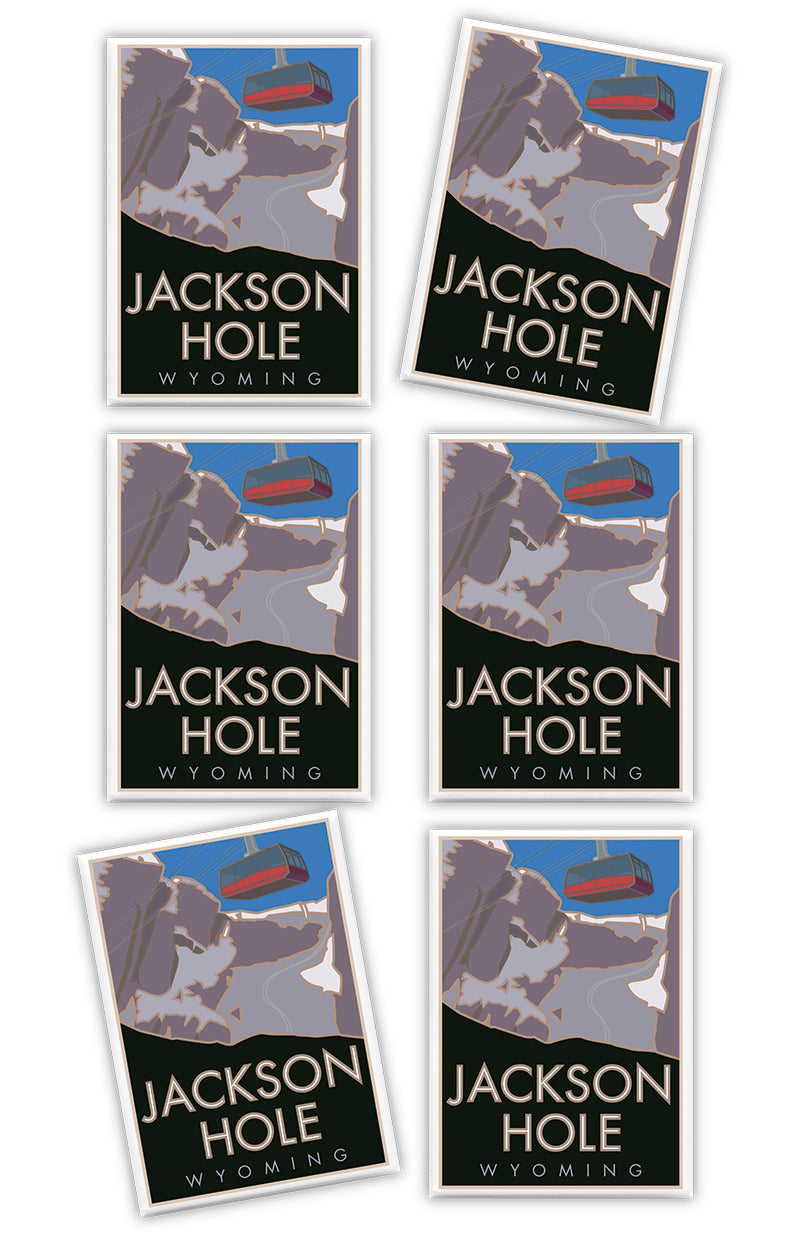 Jackson Hole, Wyoming - 2.5" x 3.5" Magnet