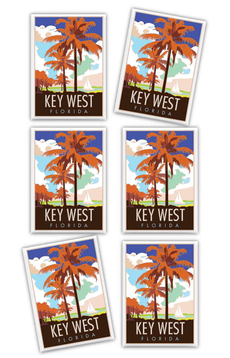 Key West, Florida - 2.5" x 3.5" Magnet