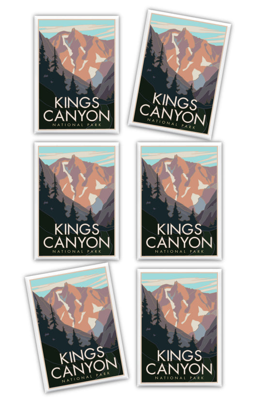 Kings Canyon National Park, California - 2.5" x 3.5" Magnet