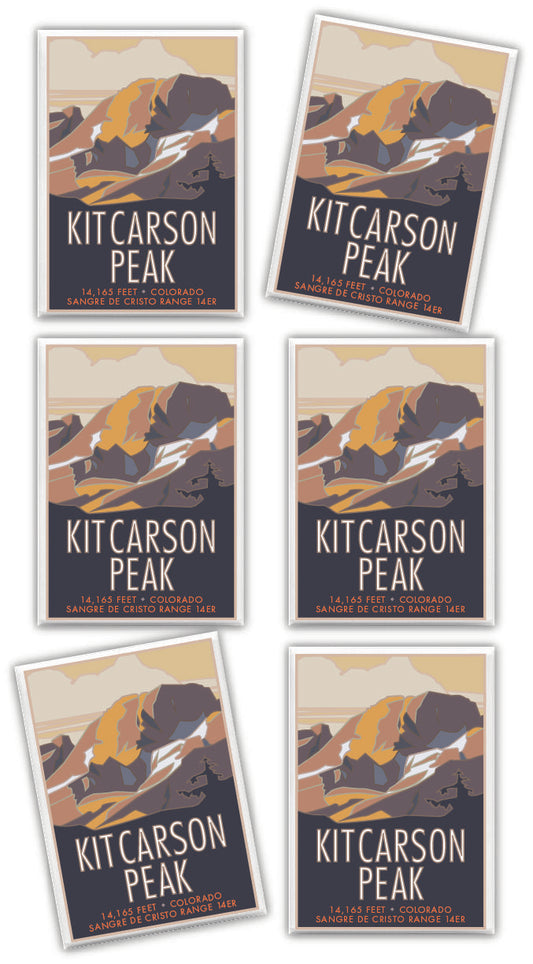 Kit Carson Peak, Colorado - Colorado 14er - 2.5" x 3.5" Magnet