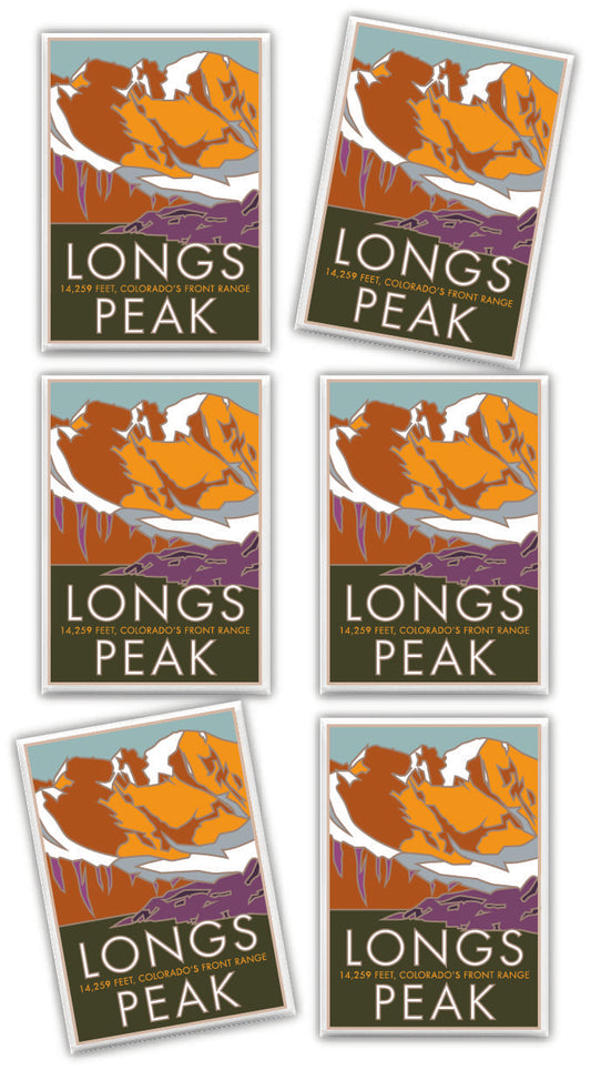 Longs Peak 1, Colorado - Colorado 14er - 2.5" x 3.5" Magnet