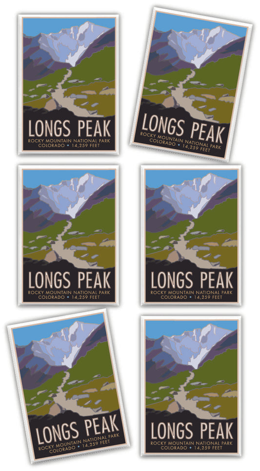 Longs Peak 2, Colorado - Colorado 14er - 2.5" x 3.5" Magnet