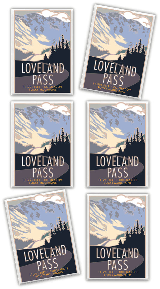 Loveland Pass, Colorado - 2.5" x 3.5" Magnet