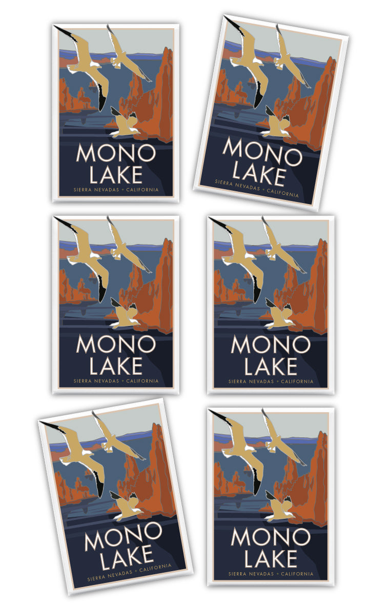 Mono Lake, Sierra Nevadas - California - 2.5" x 3.5" Magnet