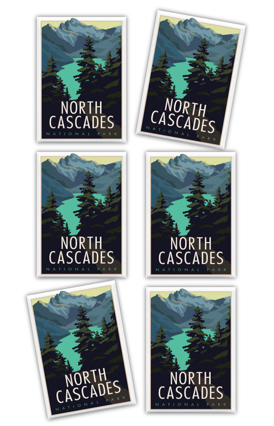 North Cascades National Park - Washington - 2.5" x 3.5" Magnet