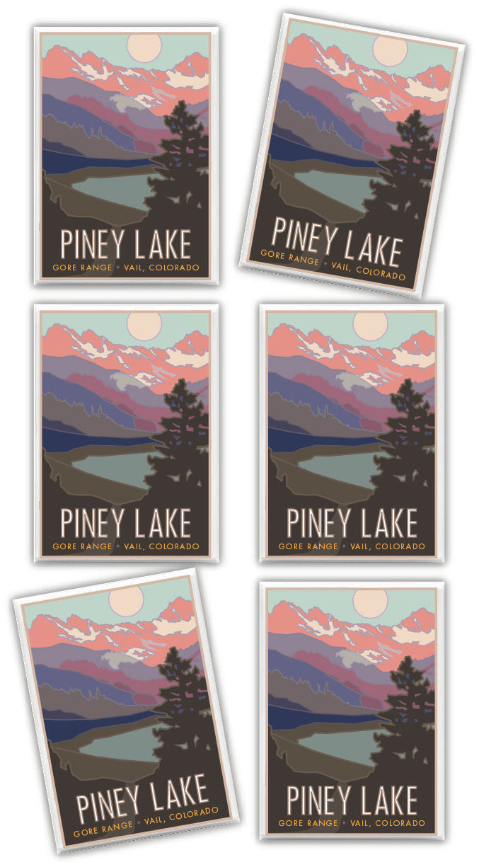 Piney Lake (Eagles Next Wilderness), Colorado - 2.5" x 3.5" Magnet