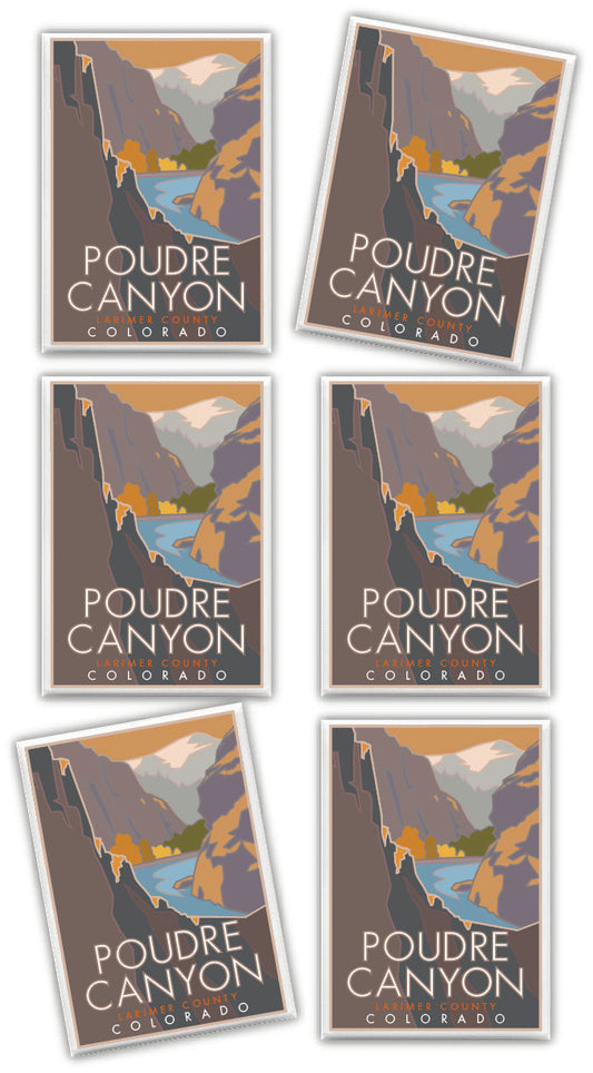 Poudre Canyon, Colorado - 2.5" x 3.5" Magnet