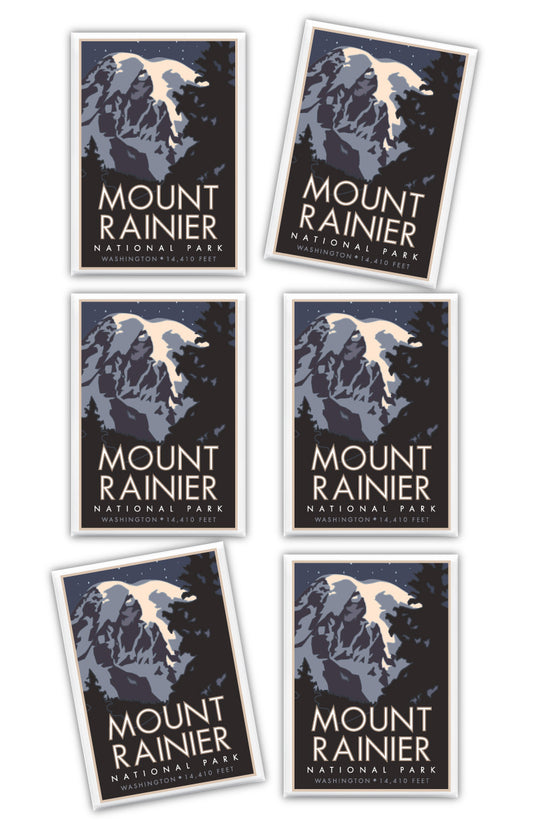 Mt. Rainier National Park, Washington - 2.5" x 3.5" Magnet