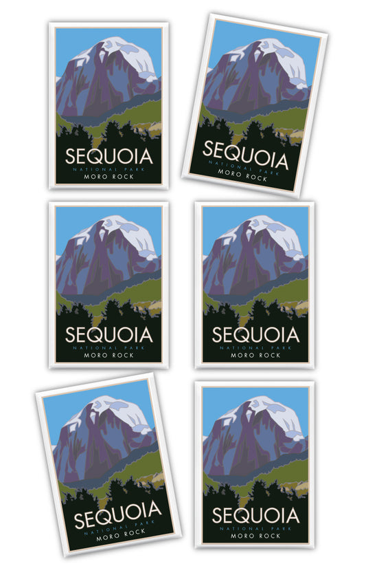 Sequoia National Park, Moro Rock, California - 2.5" x 3.5" Magnet