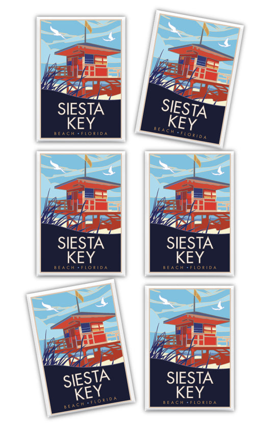 Siesta Key, Florida - 2.5" x 3.5" Magnet