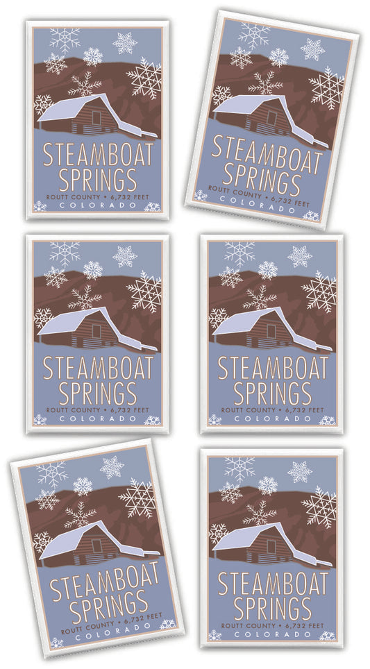 Steamboat Springs, Colorado - 2.5" x 3.5" Magnet