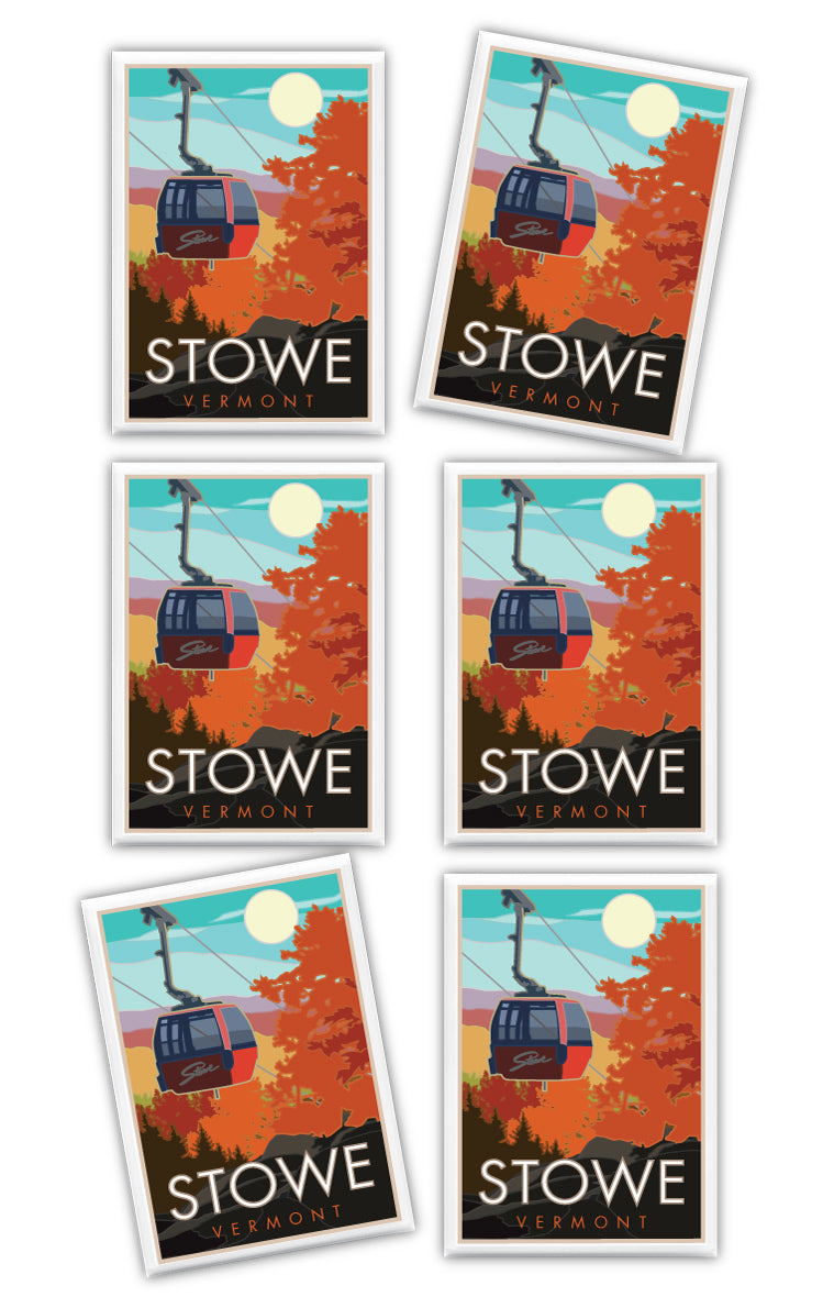 Stowe, Vermont - Fall - 2.5" x 3.5" Magnet