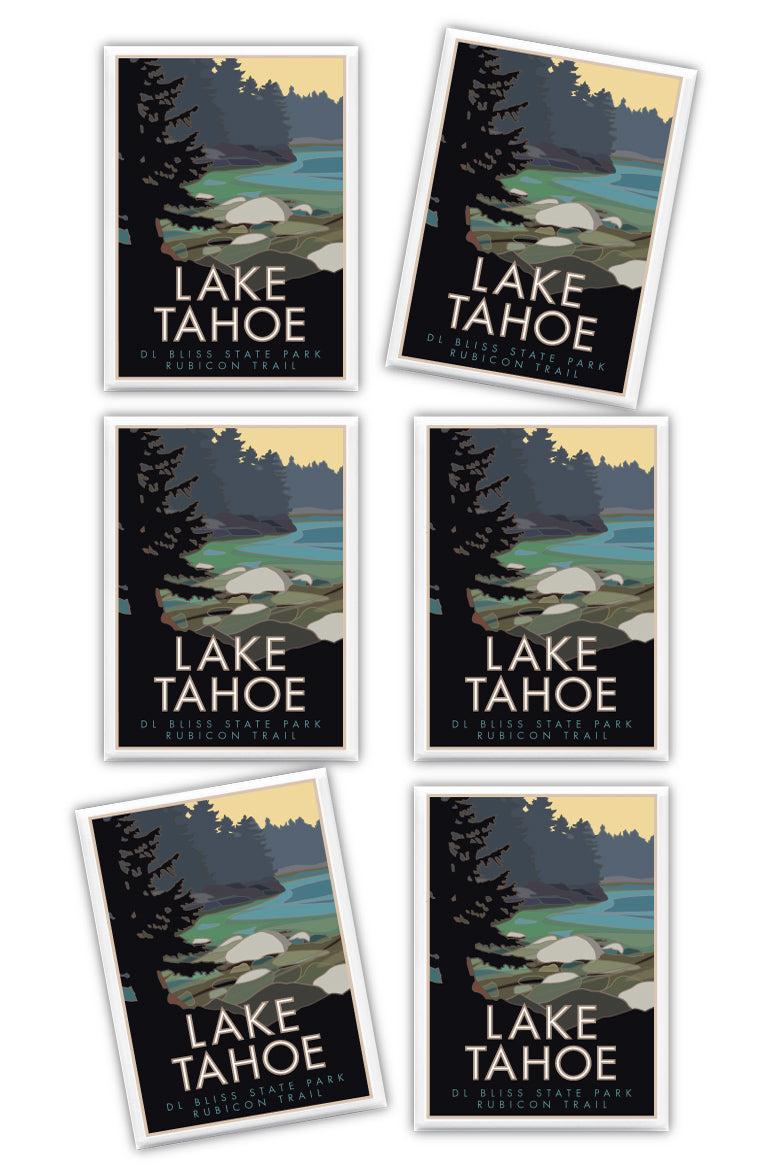 Lake Tahoe, D.L. Bliss State Park - 2.5" x 3.5" Magnet