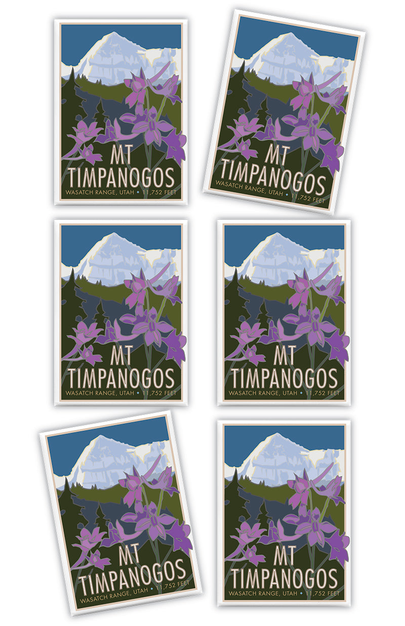 Mt. Timpanogos, Utah - 2.5" x 3.5" Magnet