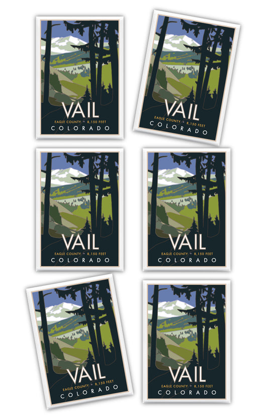 Vail Basin, Summer - 2.5" x 3.5" Magnet