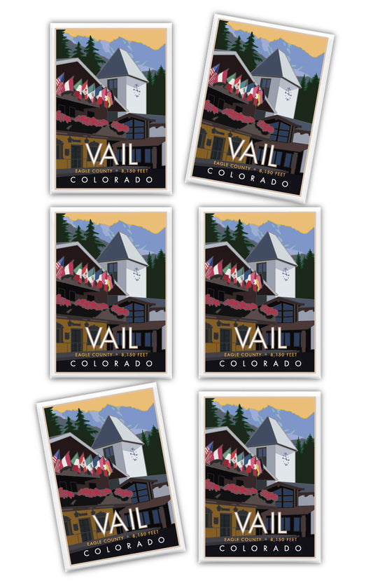 Vail Village Summer, Colorado - 2.5" x 3.5" Magnet