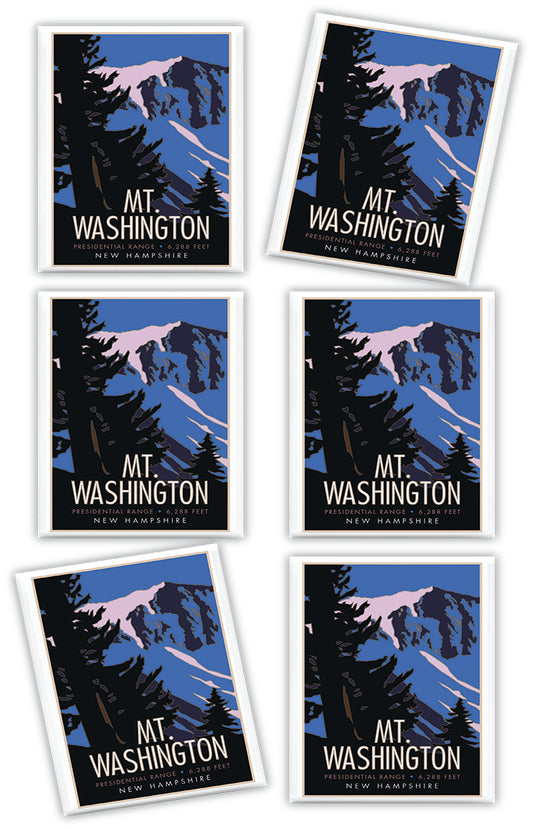 Mount Washington, New Hampshire - 2.5" x 3.5" Magnet