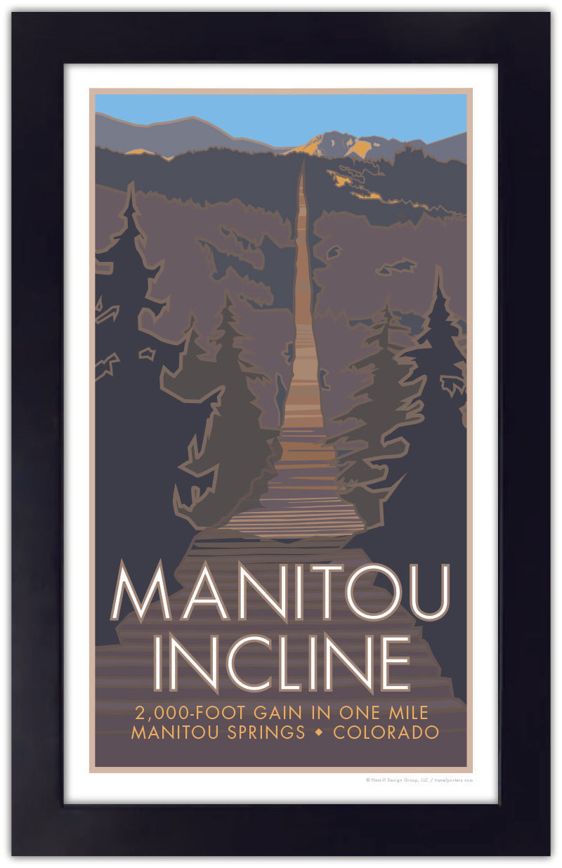 Manitou Incline, Colorado - Poster