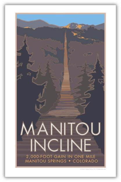 Manitou Incline, Colorado - Poster