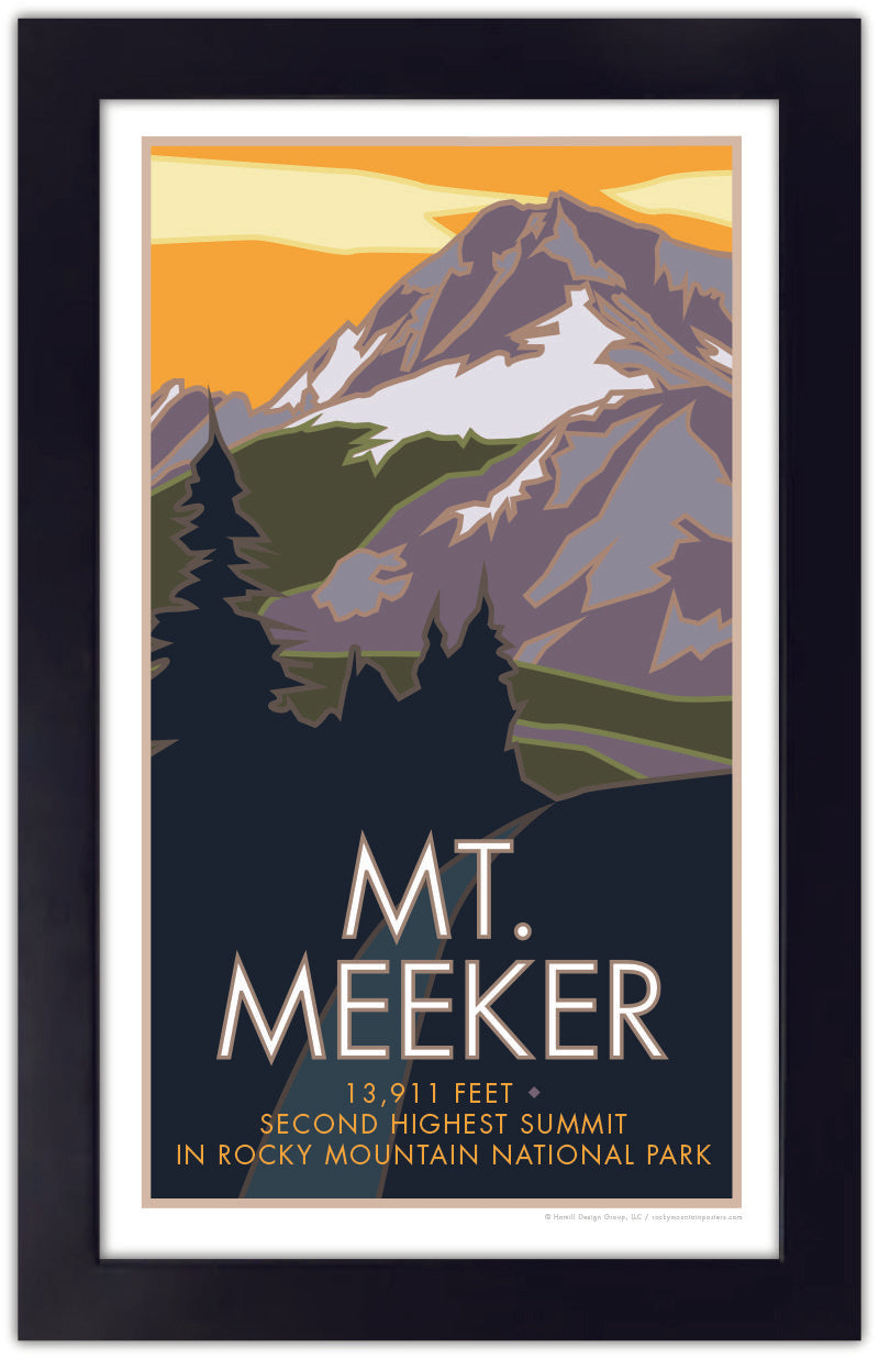 Mt. Meeker, Colorado - Poster