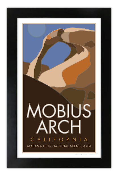 Mobius Arch (Alabama Hills NSA), California - Poster