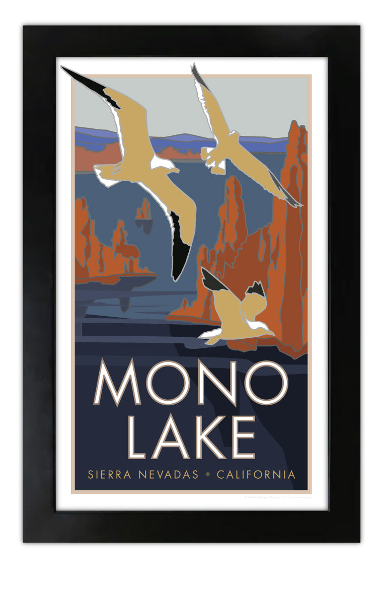 Mono Lake, Sierra Nevadas - California - Poster